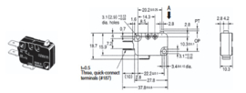 Microswitch  D3V-16