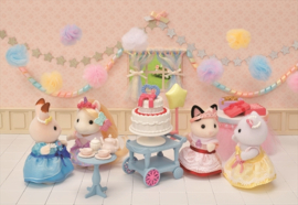 Sylvanian Familes 5646 feest speelset- Tuxedo kat meisje