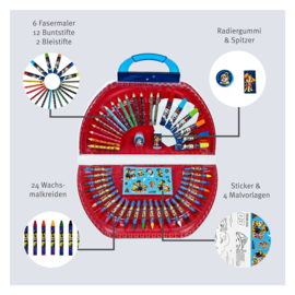 PAW Patrol Kleurkoffer, 51dlg.