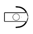 Piko 57450-14  Coupler holder