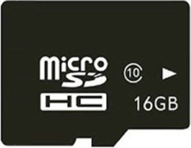 16 GB Micro SHDC kaart + adapter class10