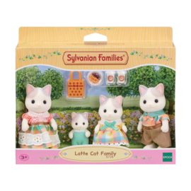 Sylvanian Familes 5738 Familie Latte kat