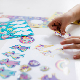 Unicorn super sticker set