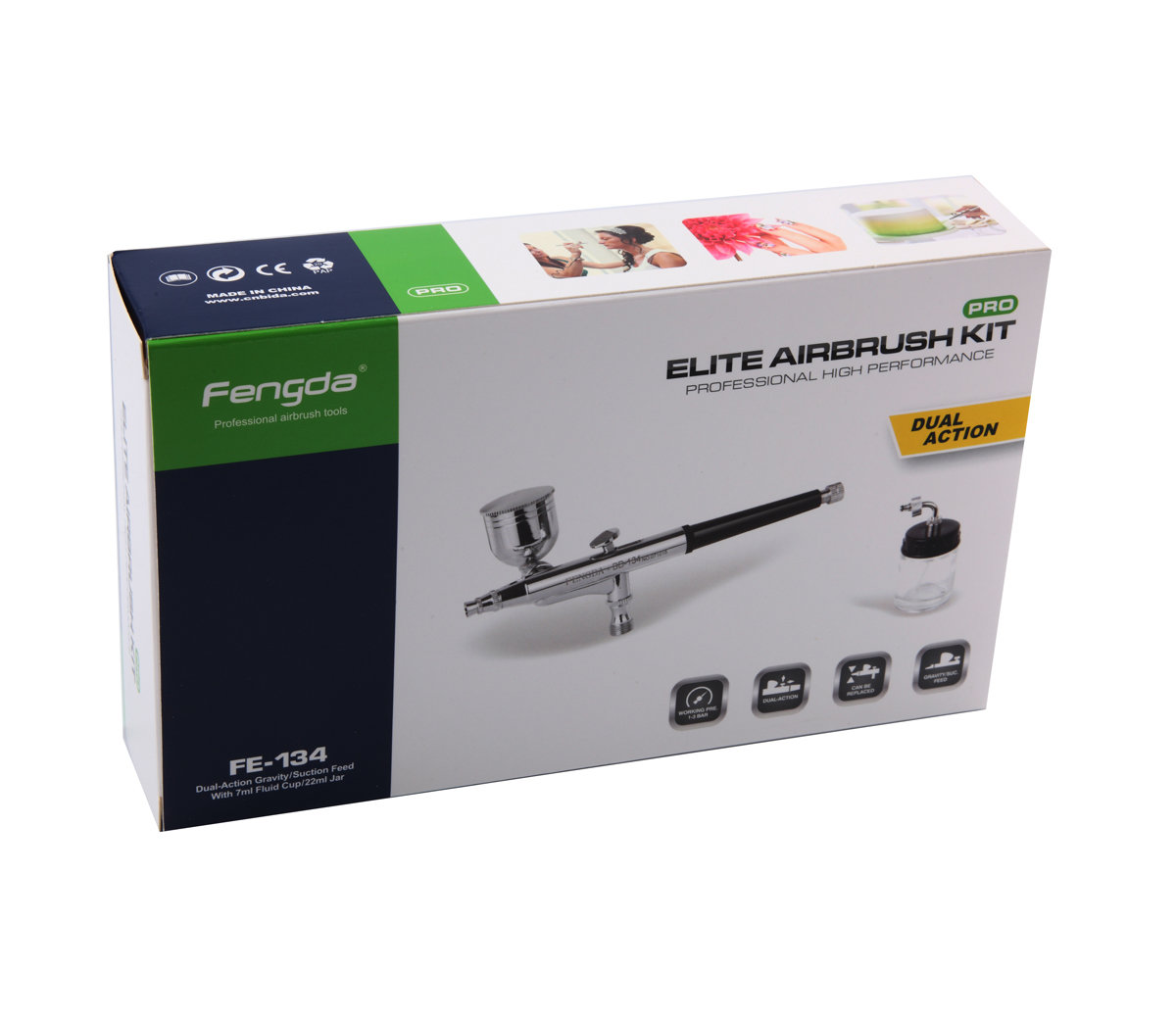 Airbrush pistool Fenga FE-134 Dual Action 0,3mm nozzle
