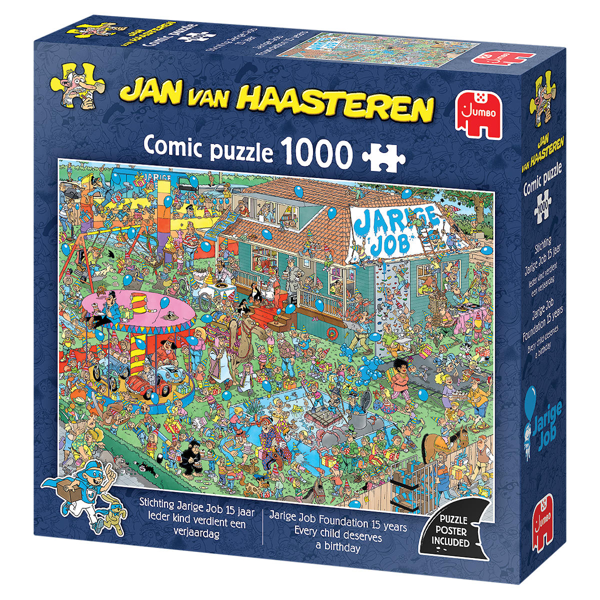 Jan van Haasteren - Stichting jarige job 15 jaar, 1000st