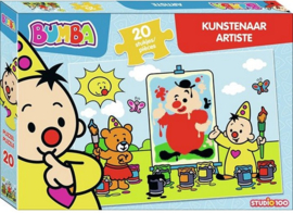 Studio 100 Bumba Puzzel "Kunstenaar" 20 delig 23x32,5cm