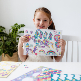 Unicorn super sticker set