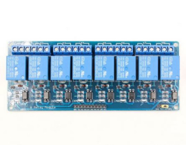 12v 8 channel relay module with optocoupler. Relay Output 8 way relay module