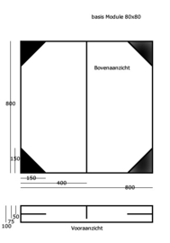 Basis module 80x80