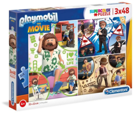 Puzzel PLAYMOBIL® The Movie Supercolor, 180st