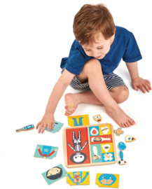 vormpuzzel Ouch hout junior 12 stukjes