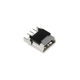 USB AB Mini Chassisdeel staand