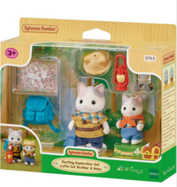 Sylvanian Familes 5763 Duo avonturiers latte kat
