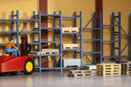 Auhagen 41660 Zware stellingen en pallets