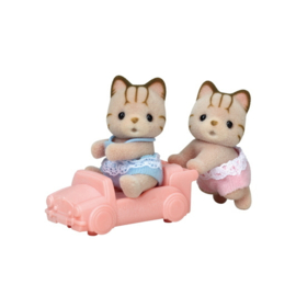 Sylvanian Familes 5429 Tweeling gestreepte kat