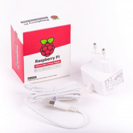 Originele Raspberry Pi USB-C 3A voeding Wit