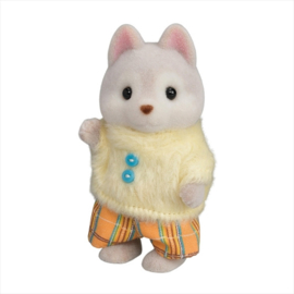 Sylvanian Familes 5637 tandem fiets set- Husky zus & broer