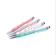 Good Feelings GLITTERSTONE BALLPOINT PEN WITH TOUCHSCREEN STYLUS, 4 ASSORTED