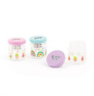 Good Feelings JAR-SHAPED DOUBLE SHARPENER, 3 ASSORTED