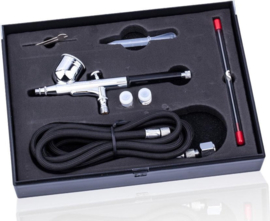 Fengda FE-130K Airbrush Pistool Set – Double Action – 3x Nozzle set