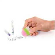 Good Feelings ICE CREAM ERASER, STRIPED, 2 DIFFERENT VARIETIES