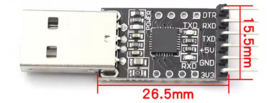 USB naar RS232 CP2102