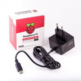 Originele Raspberry Pi USB-C 3A voeding Zwart