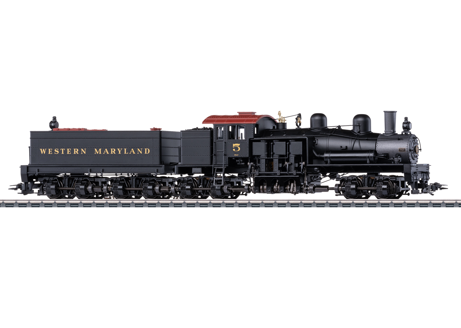 Marklin 38700 US stoomlocomotief met aandrijving type Shay