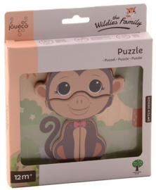 Jouéco® - The Wildies Family Houten Puzzel