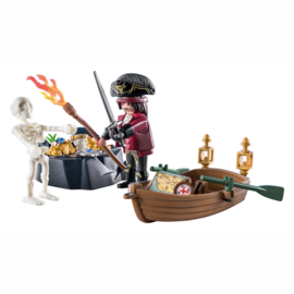 Playmobil 71254 Piraat met Roeiboot