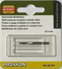 28761 Proxxon Hardmetalen Multifrees 3mm