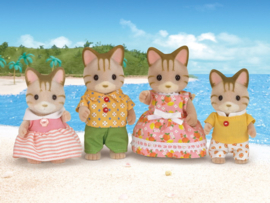 Sylvanian Familes 5180 Familie gestreepte kat