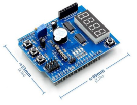 Multifunctional expansion board kit based learning for arduino UNO r3   2560 Shield