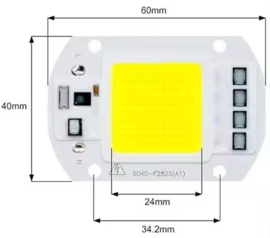 LED 220V 50W Koud Wit