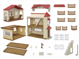 Sylvanian Familes 5708 Groot poppenhuis met speelkamers