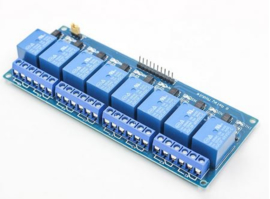 12v 8 channel relay module with optocoupler. Relay Output 8 way relay module