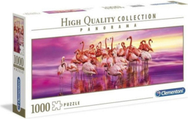 Panorama Puzzel Flamingos, 1000st