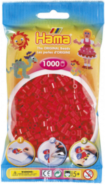 Hama Strijkkralen 207-05 Rood, 1000st.