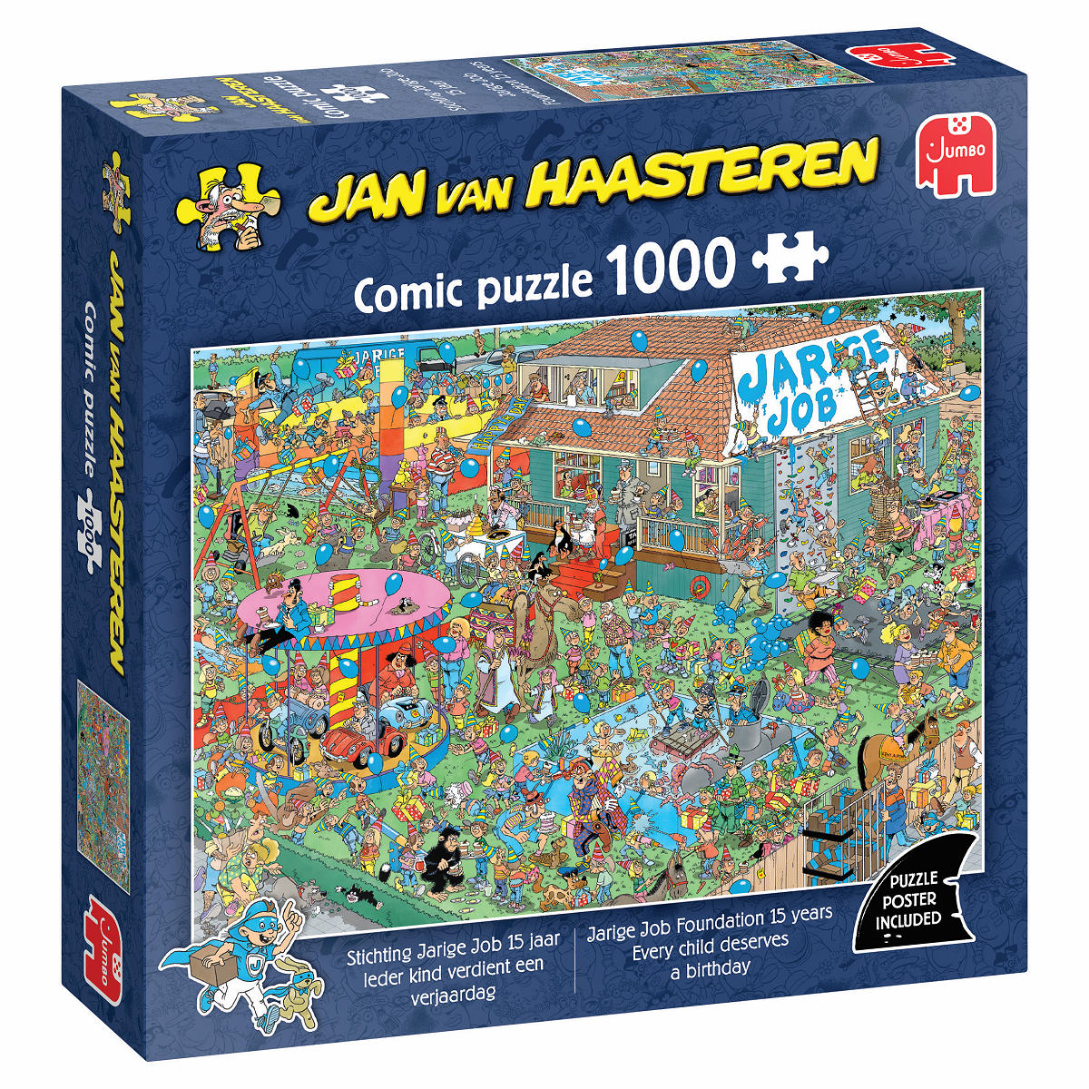 Jan van Haasteren - Stichting jarige job 15 jaar, 1000st