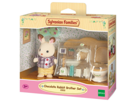 Sylvanian Familes 5015 Set Broer Chocoladekonijn (badkamer)