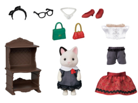 Sylvanian Familes 5462 Modespeelset- Tuxedo kat