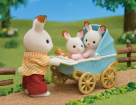 Sylvanian Familes 5432 set tweeling chocolade konijn