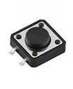 Drukknop 12x12x5mm SMD