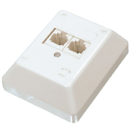 2x RJ45 Muurdoos