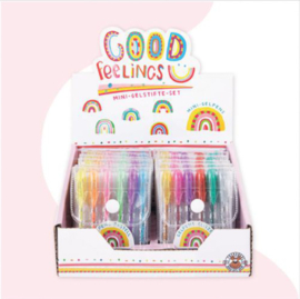 Good Feelings MINI GEL PENS IN A CASE OF 6