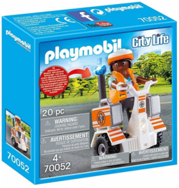 Playmobil 70052 City Life - speelfiguur, reddingsbalansscooter