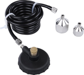 Airbrush pistool met 2x verfpot