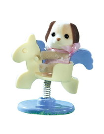 Sylvanian Familes 4391C Hond op Hobbelpaard