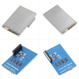 Raspberry LCD 3.5" met Touch functie
