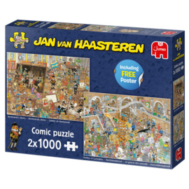 Jan van Haasteren - Een Dagje naar het Museum, 2x 1000st.